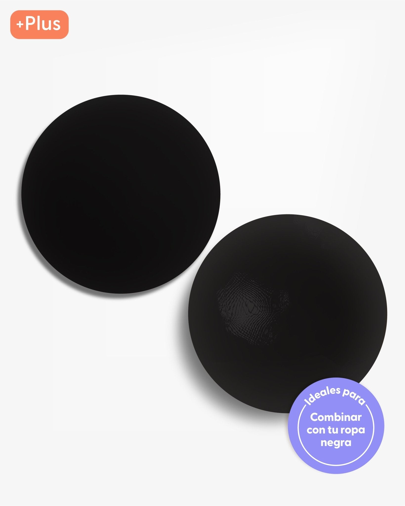 Cubre Pezones Nipskin® Circulares de Silicona Reutilizables - Nipple Cover Black Edition - Nipskin