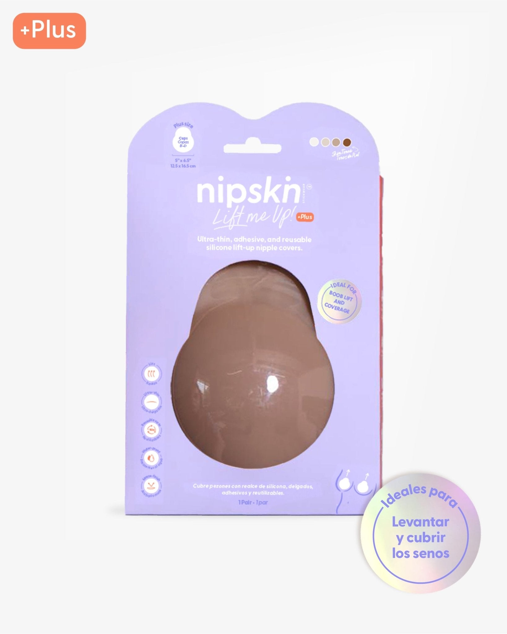 Cubre Pezones para Realce de Silicona Reutilizables - Lift me up - Nipskin