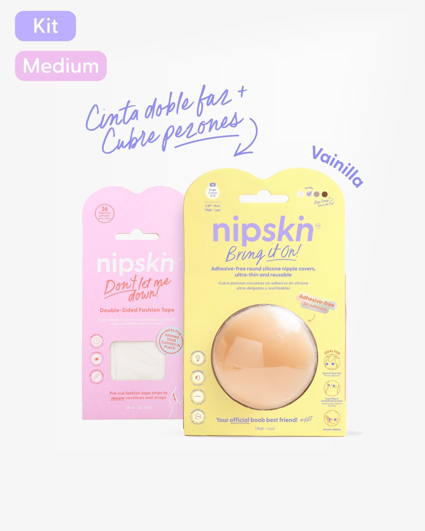 Cubrepezones de Silicona - Nipskin®