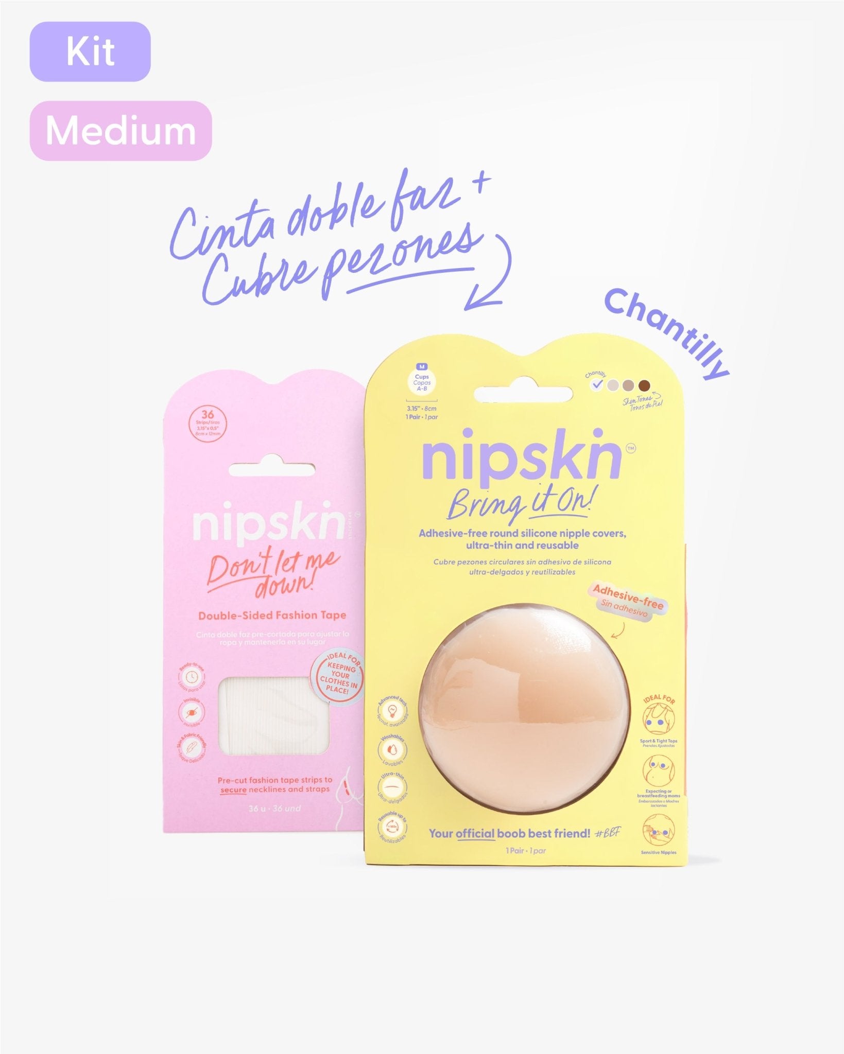 Cubrepezones de Silicona - Nipskin®