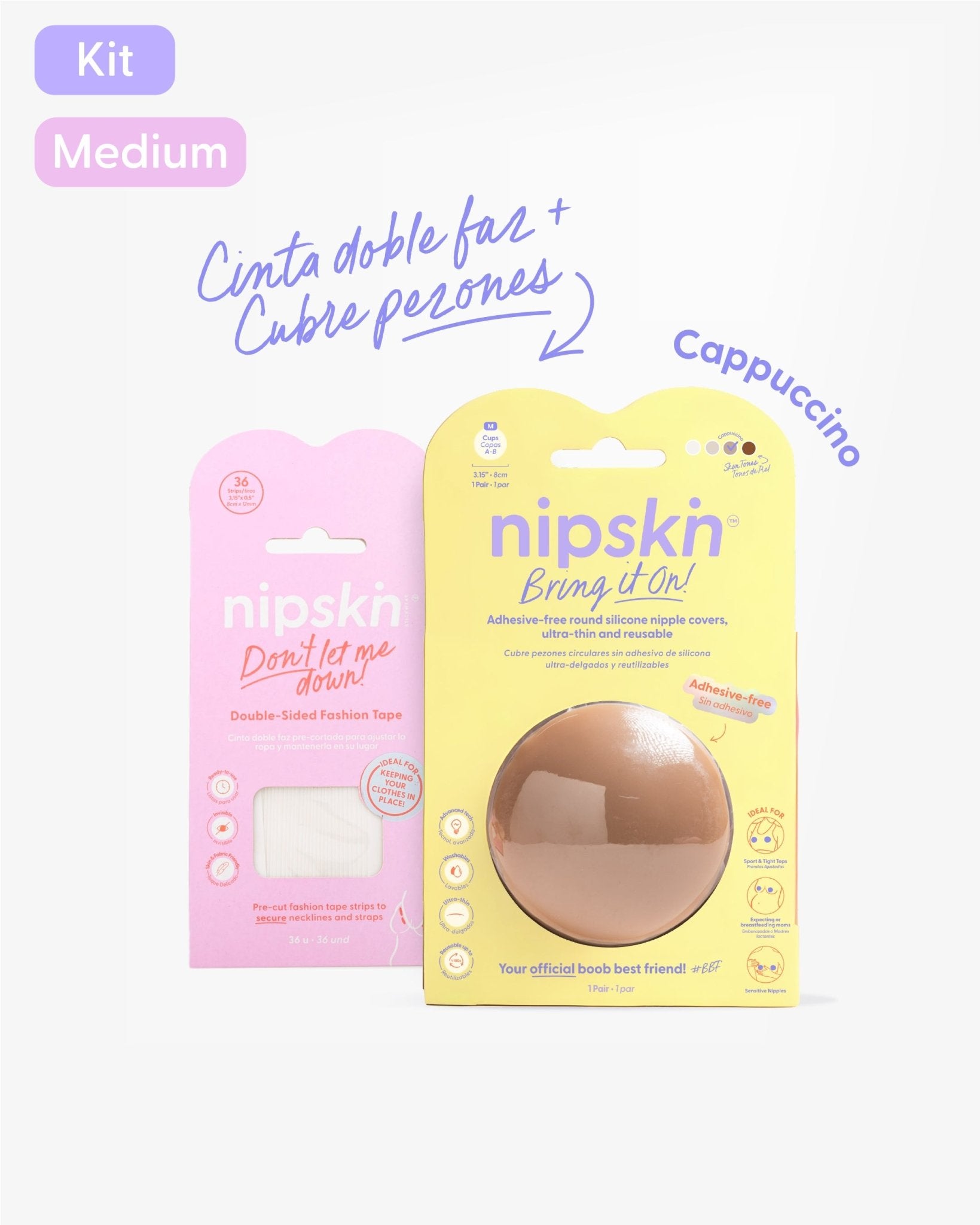 Cubrepezones de Silicona - Nipskin®