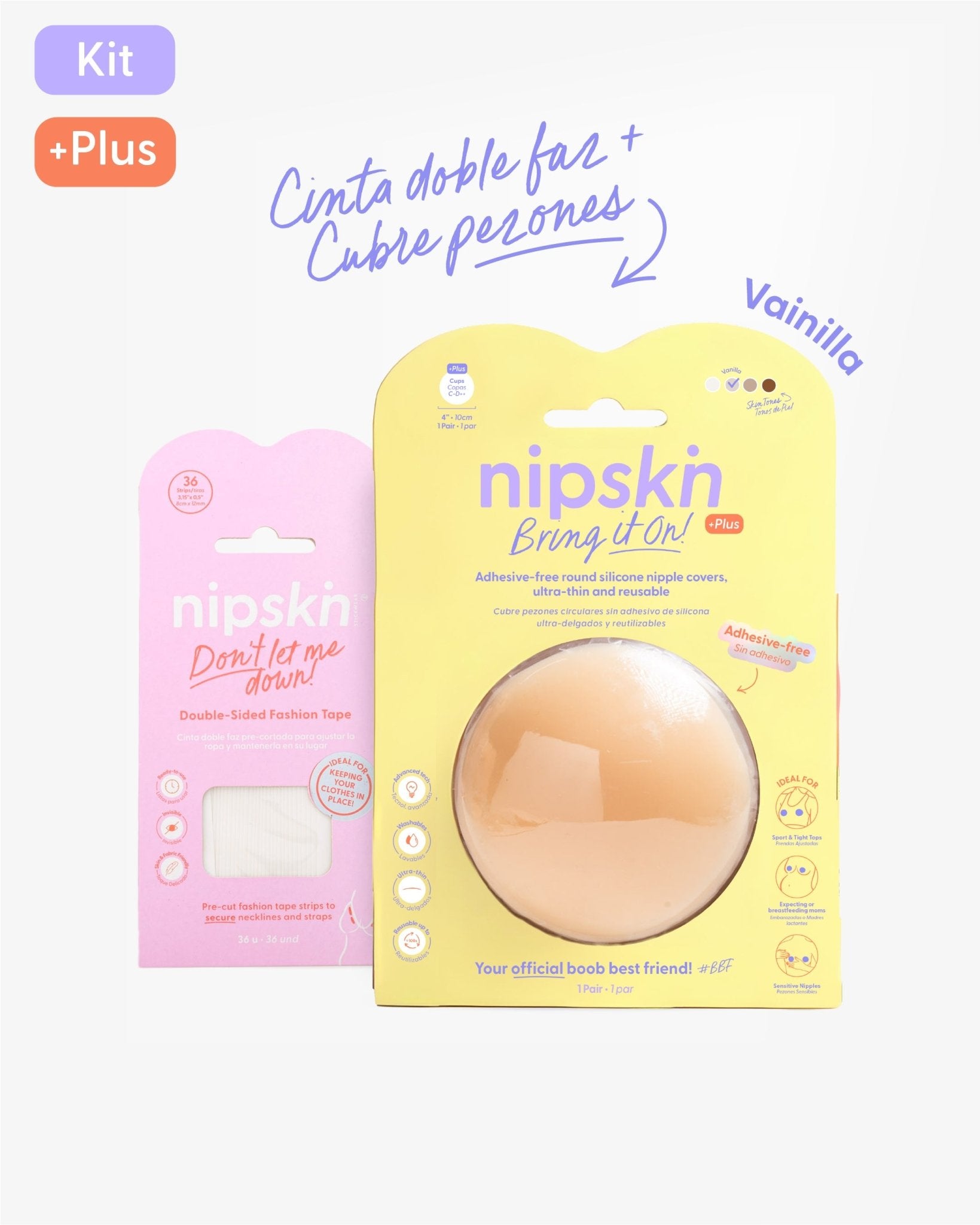 Cubrepezones de Silicona - Nipskin®