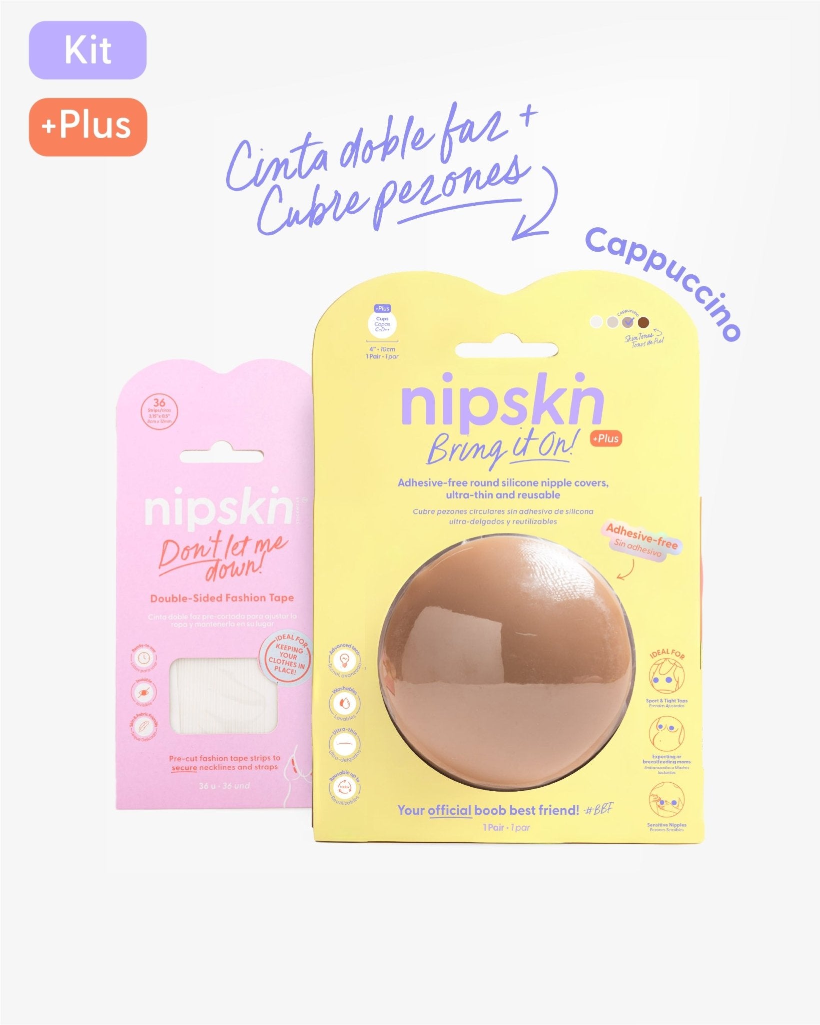 Cubrepezones de Silicona - Nipskin®