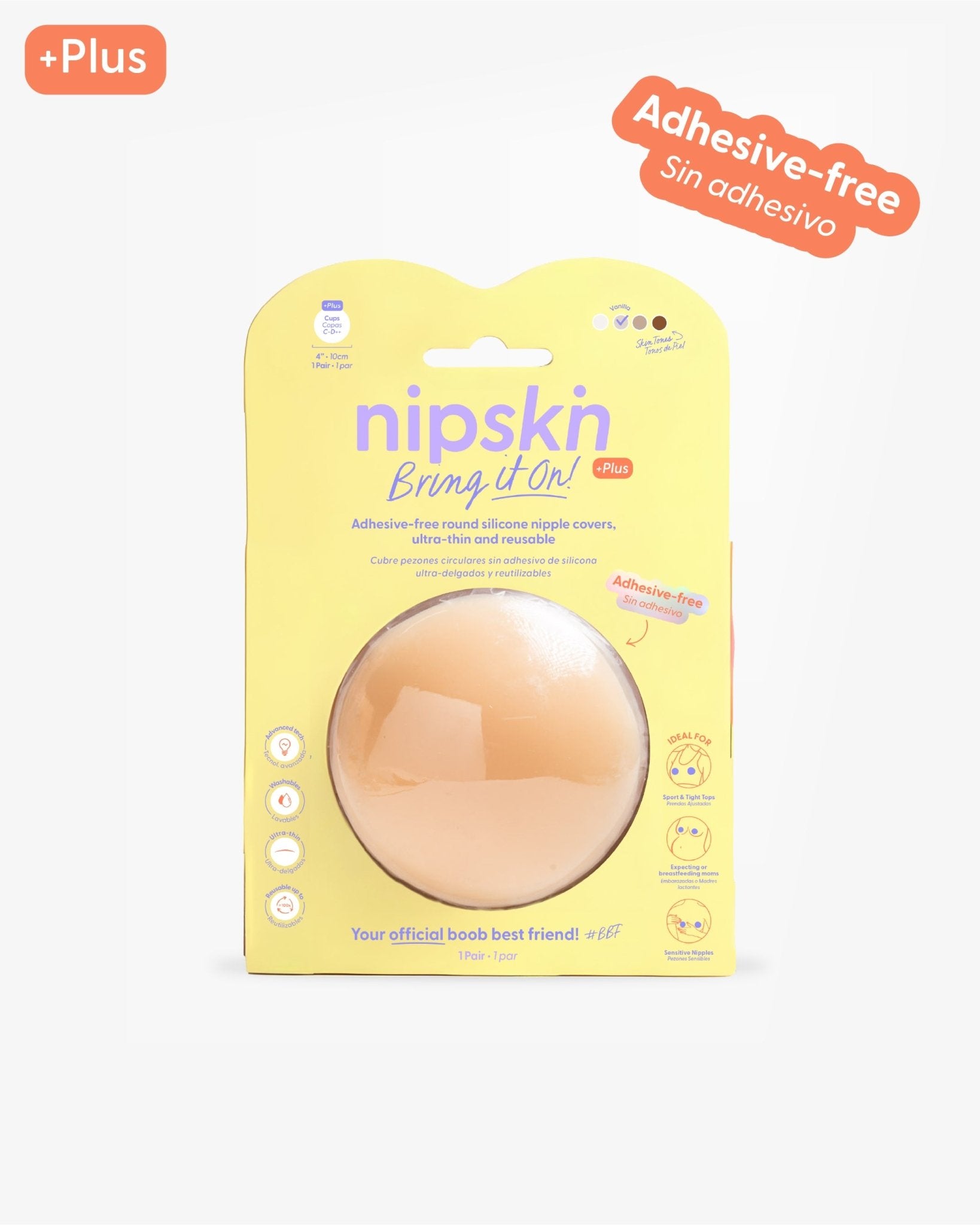 Cubrepezones de Silicona - Nipskin®