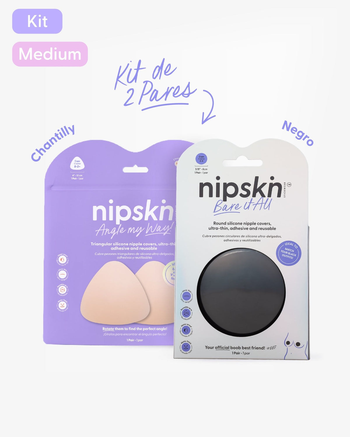 Cubre Pezones Adhesivos x2 - Nipskin®