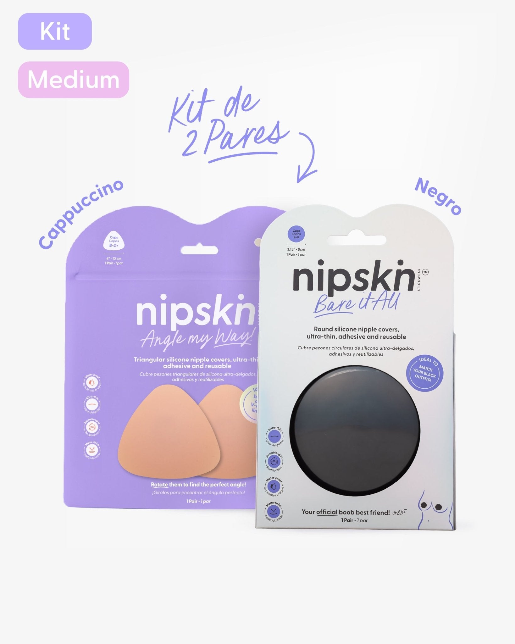 Cubre Pezones Adhesivos x2 - Nipskin®