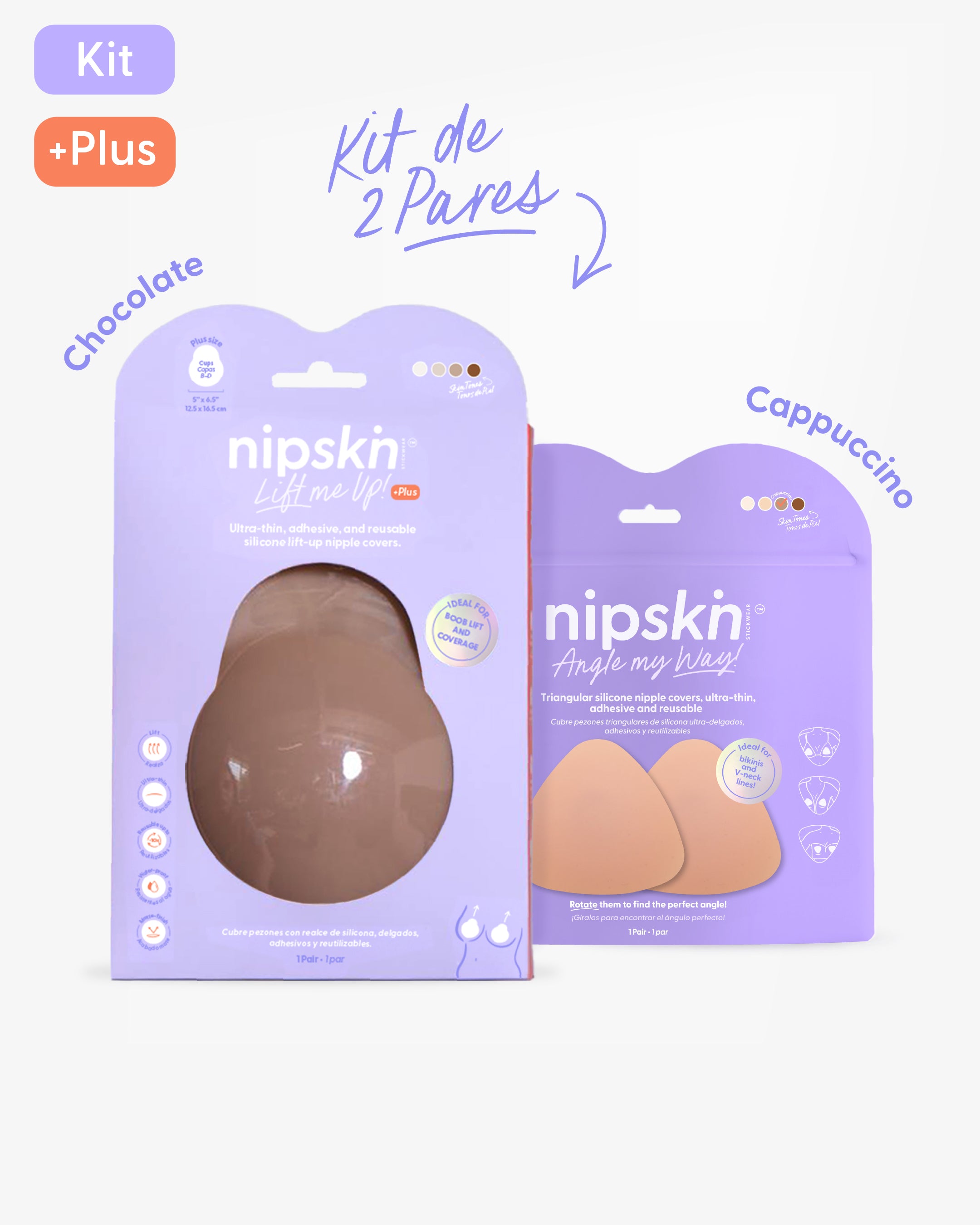 Cubre pezones de Silicona x2 - Nipskin®