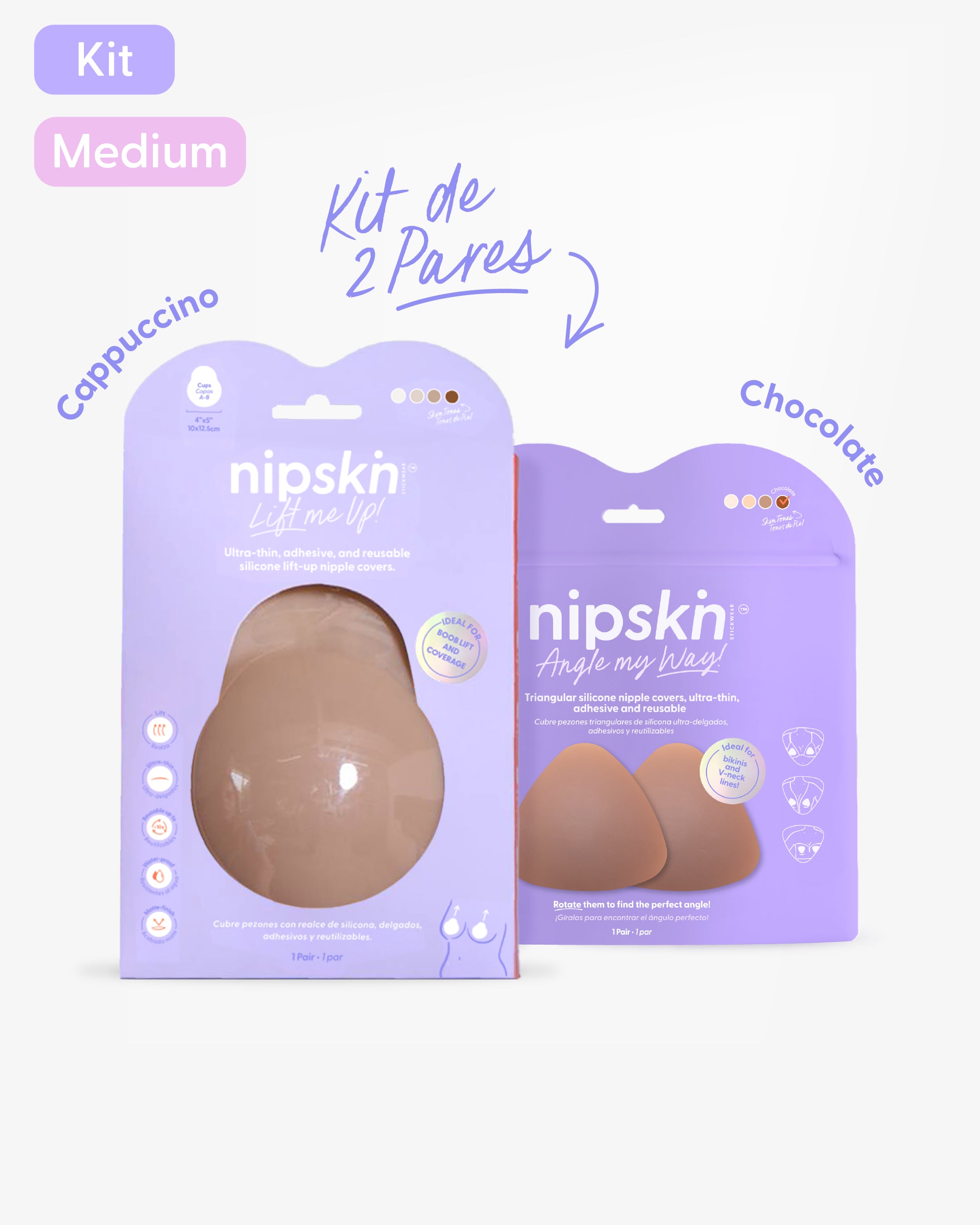 Cubre pezones de Silicona x2 - Nipskin®