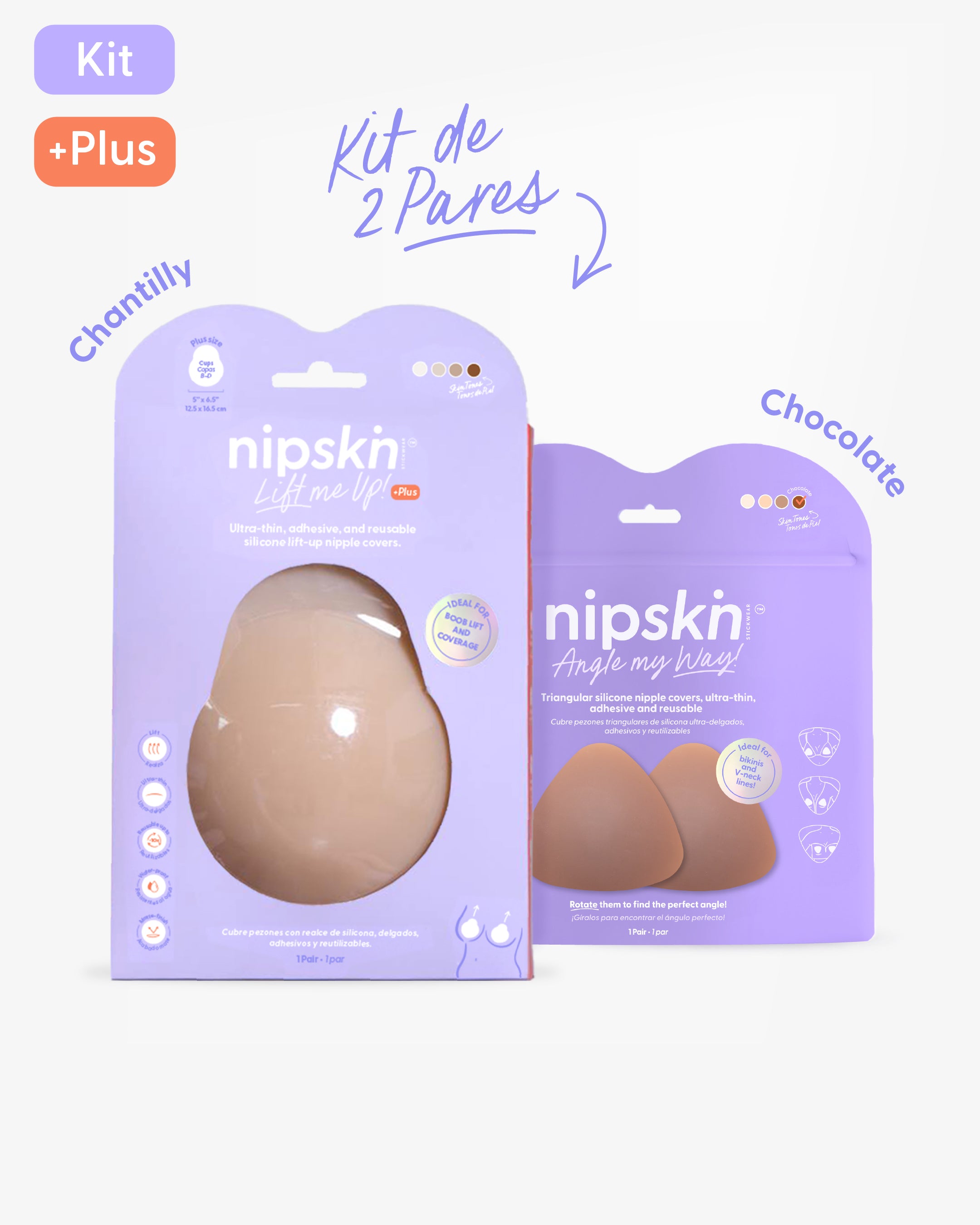 Cubre pezones de Silicona x2 - Nipskin®