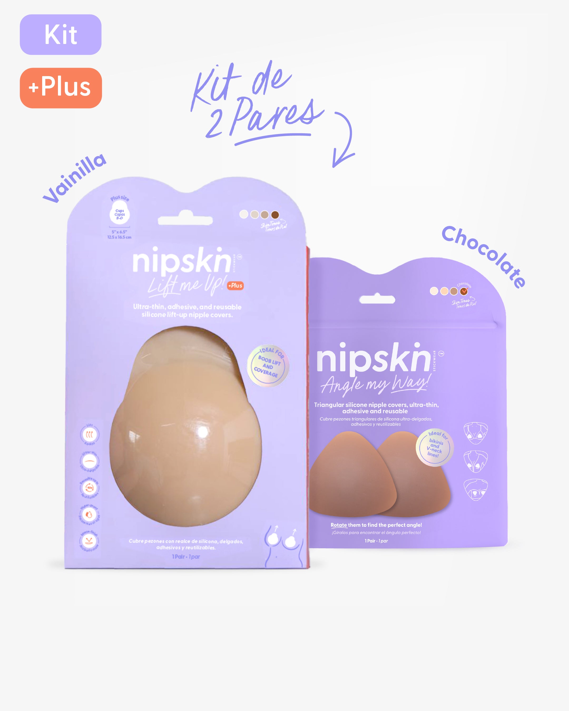 Cubre pezones de Silicona x2 - Nipskin®