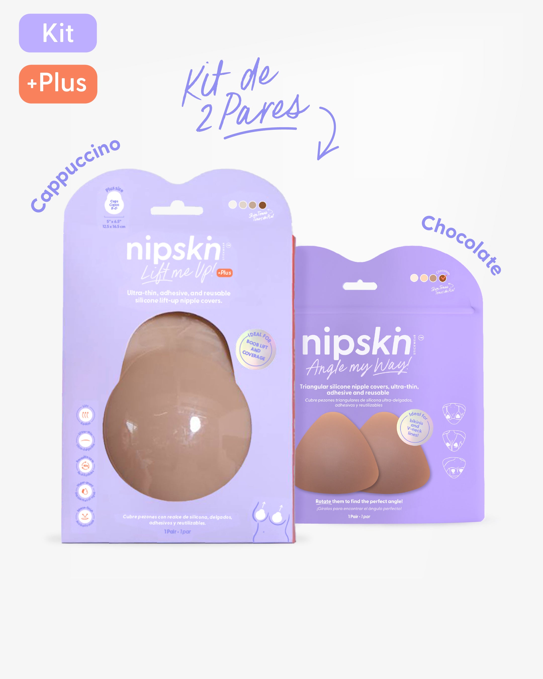 Cubre pezones de Silicona x2 - Nipskin®