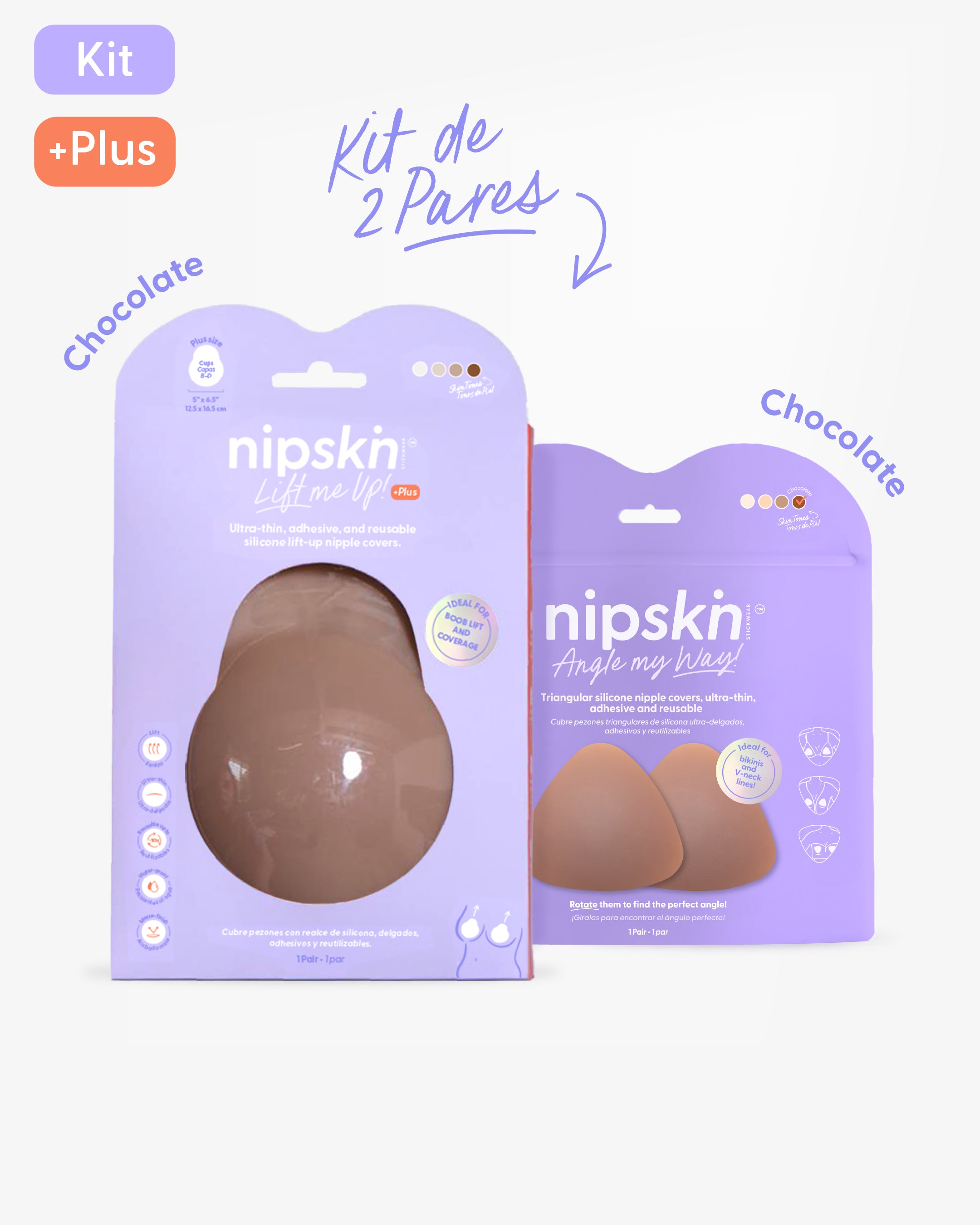 Cubre pezones de Silicona x2 - Nipskin®