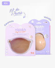 Kit Brasier Adhesivo + Copas Adhesivas en Silicona Para Levantar busto (Talla M) - Nipskin®