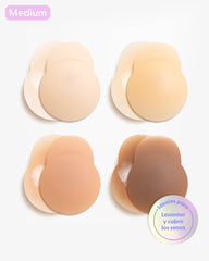 Kit Brasier Adhesivo + Copas Adhesivas en Silicona Para Levantar busto (Talla M) - Nipskin®
