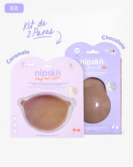Kit Brasier Adhesivo + Copas Adhesivas en Silicona Para Levantar busto (Talla PLUS) - Nipskin®