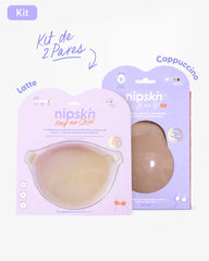 Kit Brasier Adhesivo + Copas Adhesivas en Silicona Para Levantar busto (Talla PLUS) - Nipskin®