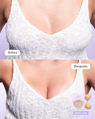 Kit Brasier Adhesivo + Copas Adhesivas en Silicona Para Levantar busto (Talla PLUS) - Nipskin®