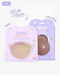 Kit Brasier Adhesivo + Copas Adhesivas en Silicona Para Levantar busto (Talla PLUS) - Nipskin®