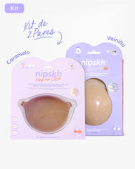 Kit Brasier Adhesivo + Copas Adhesivas en Silicona Para Levantar busto (Talla PLUS) - Nipskin®