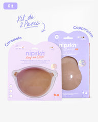 Kit Brasier Adhesivo + Copas Adhesivas en Silicona Para Levantar busto (Talla PLUS) - Nipskin®