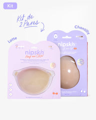 Kit Brasier Adhesivo + Copas Adhesivas en Silicona Para Levantar busto (Talla PLUS) - Nipskin®