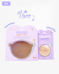 Kit Brasier Adhesivo + Cubre Pezón de Silicona (Talla M) - Nipskin®