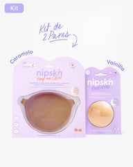 Kit Brasier Adhesivo + Cubre Pezón de Silicona (Talla M) - Nipskin®
