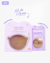 Kit Brasier Adhesivo + Cubre Pezón de Silicona (Talla M) - Nipskin®