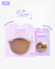 Kit Brasier Adhesivo + Cubre Pezón de Silicona (Talla M) - Nipskin®