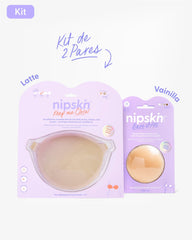 Kit Brasier Adhesivo + Cubre Pezón de Silicona (Talla M) - Nipskin®