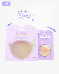 Kit Brasier Adhesivo + Cubre Pezón de Silicona (Talla M) - Nipskin®