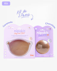 Kit Brasier Adhesivo + Cubre Pezón de Silicona (Talla PLUS) - Nipskin®