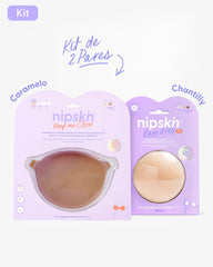 Kit Brasier Adhesivo + Cubre Pezón de Silicona (Talla PLUS) - Nipskin®