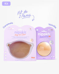 Kit Brasier Adhesivo + Cubre Pezón de Silicona (Talla PLUS) - Nipskin®