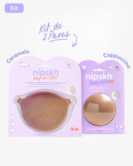 Kit Brasier Adhesivo + Cubre Pezón de Silicona (Talla PLUS) - Nipskin®