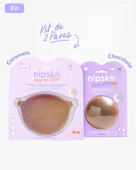 Kit Brasier Adhesivo + Cubre Pezón de Silicona (Talla PLUS) - Nipskin®