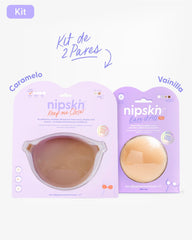 Kit Brasier Adhesivo + Cubre Pezón de Silicona (Talla PLUS) - Nipskin®