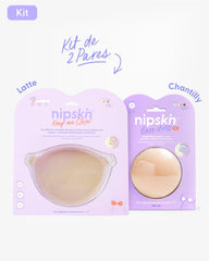 Kit Brasier Adhesivo + Cubre Pezón de Silicona (Talla PLUS) - Nipskin®
