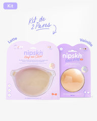 Kit Brasier Adhesivo + Cubre Pezón de Silicona (Talla PLUS) - Nipskin®