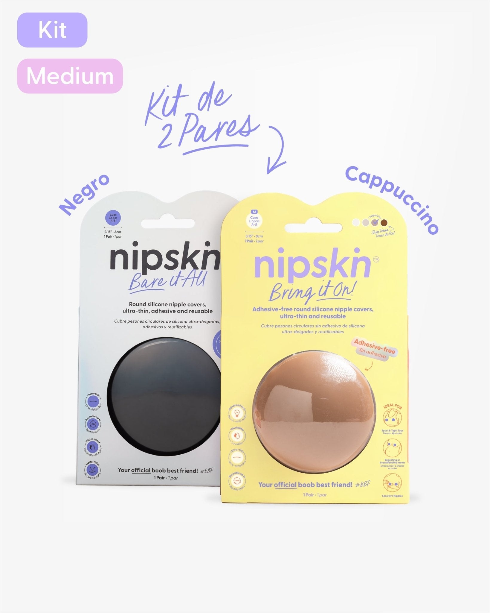 Cubrepezones de Silicona - Nipskin®