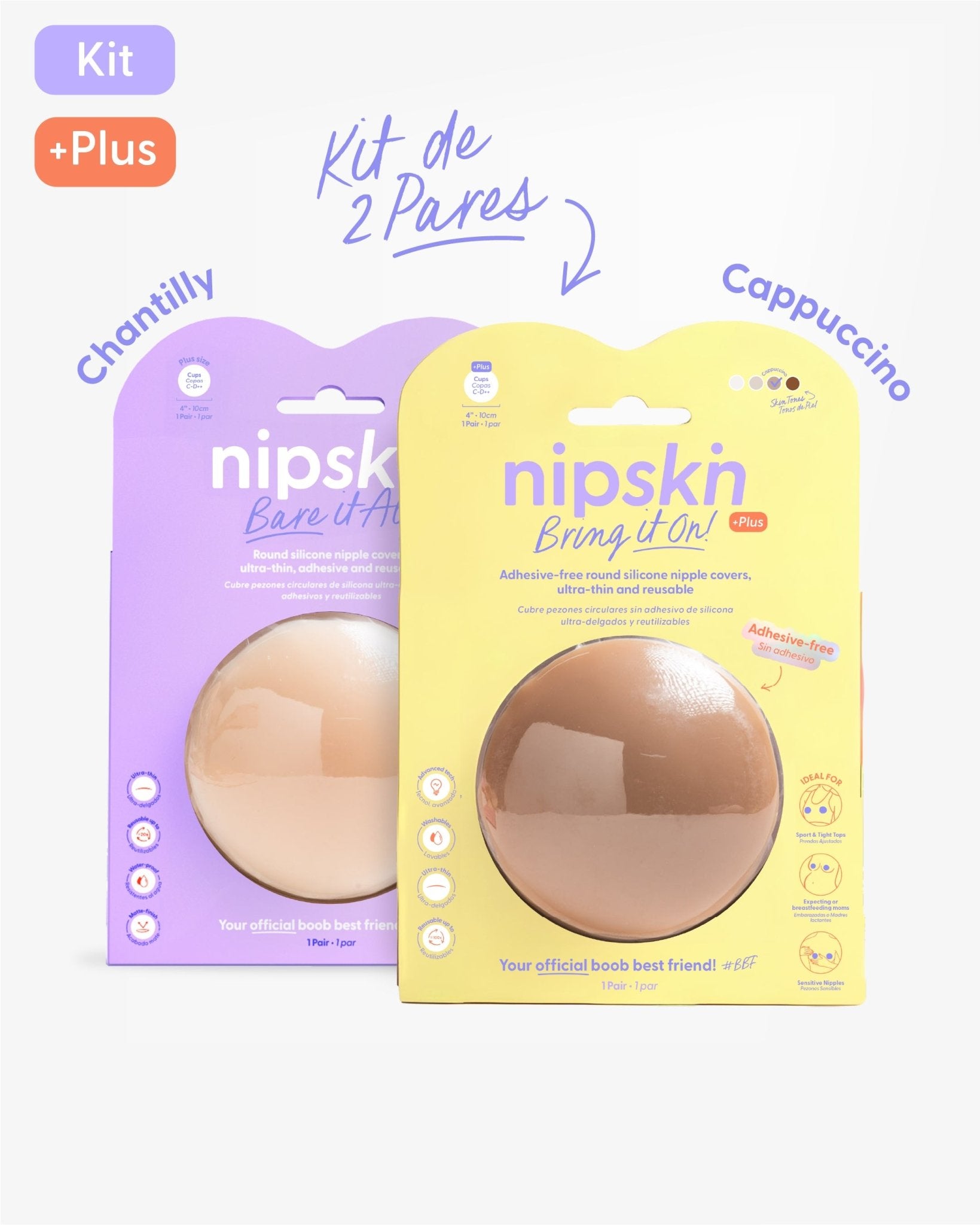 Cubrepezones de Silicona - Nipskin®