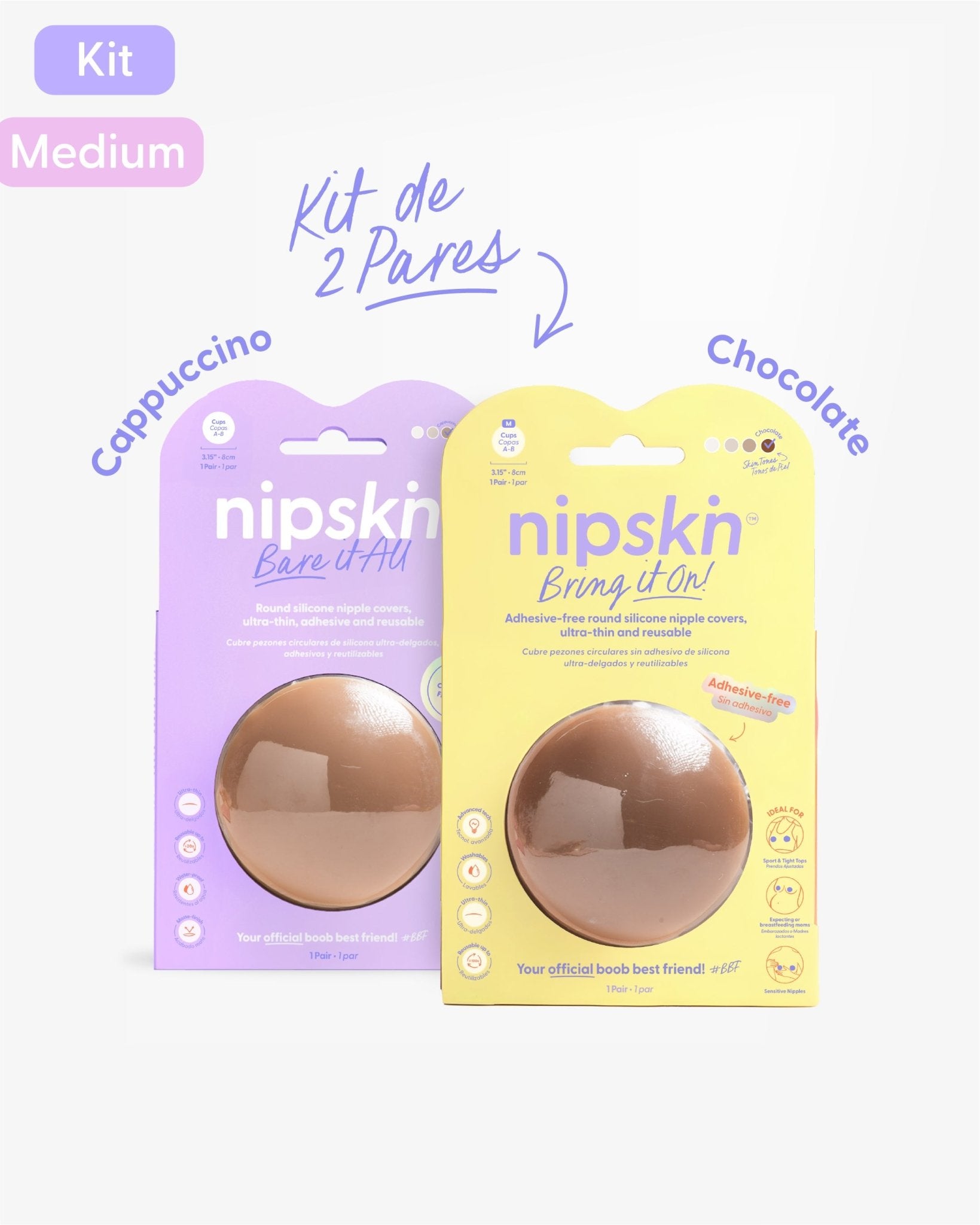 Cubrepezones de Silicona - Nipskin®