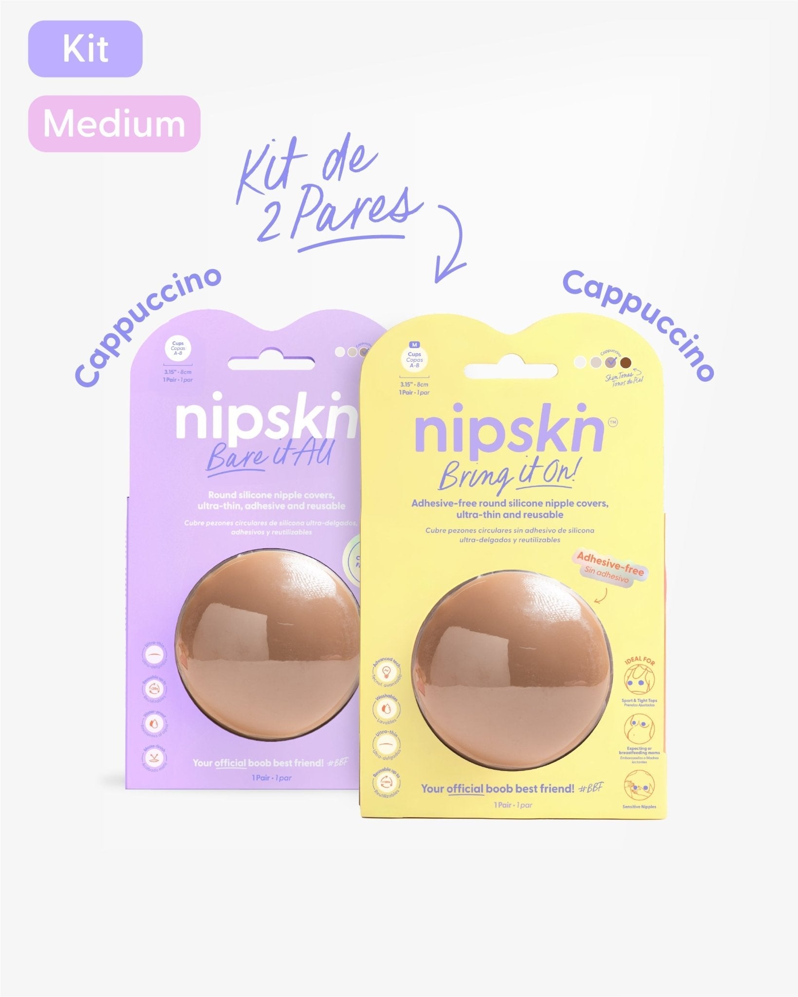 Cubrepezones de Silicona - Nipskin®