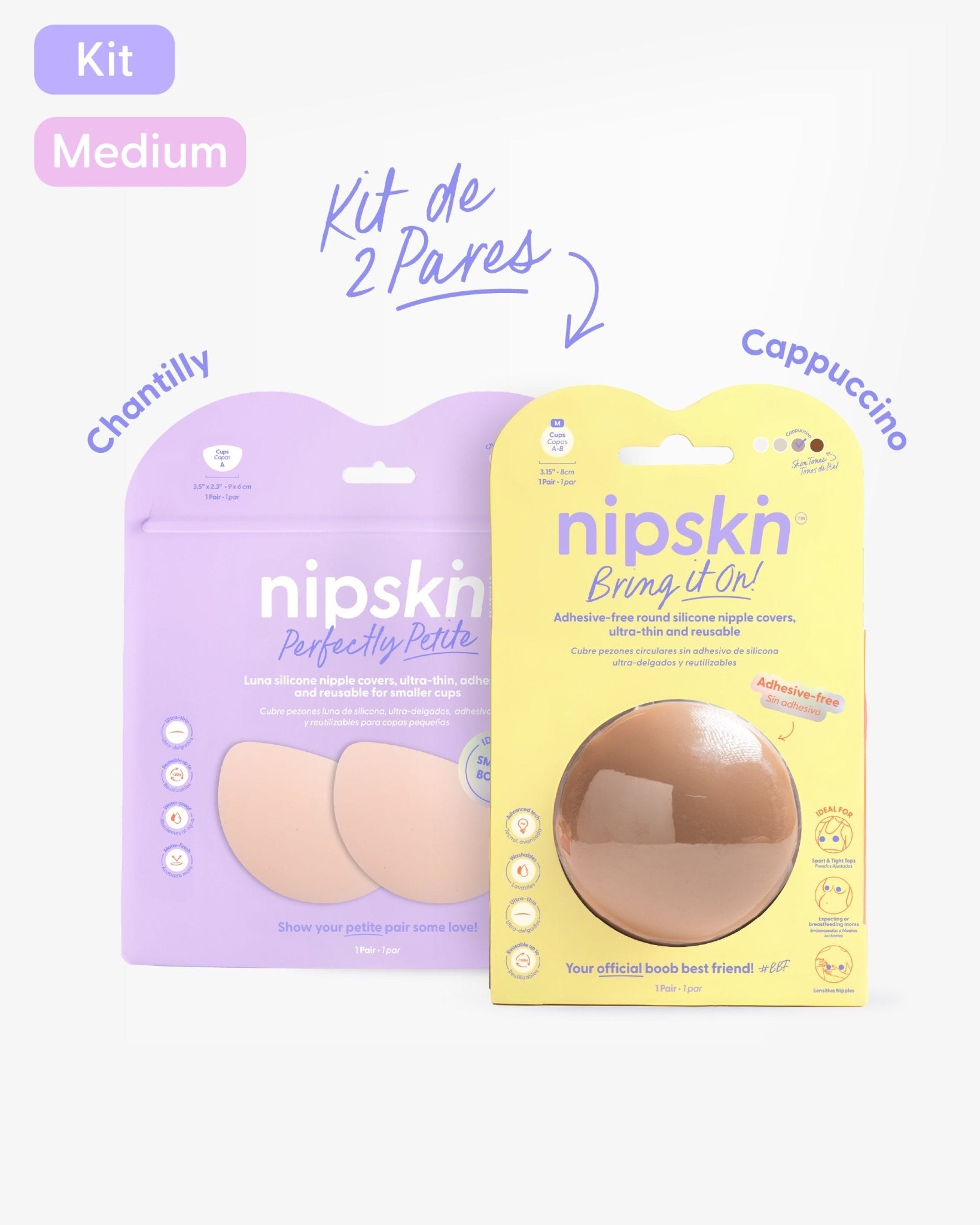 Cubrepezones de Silicona - Nipskin®