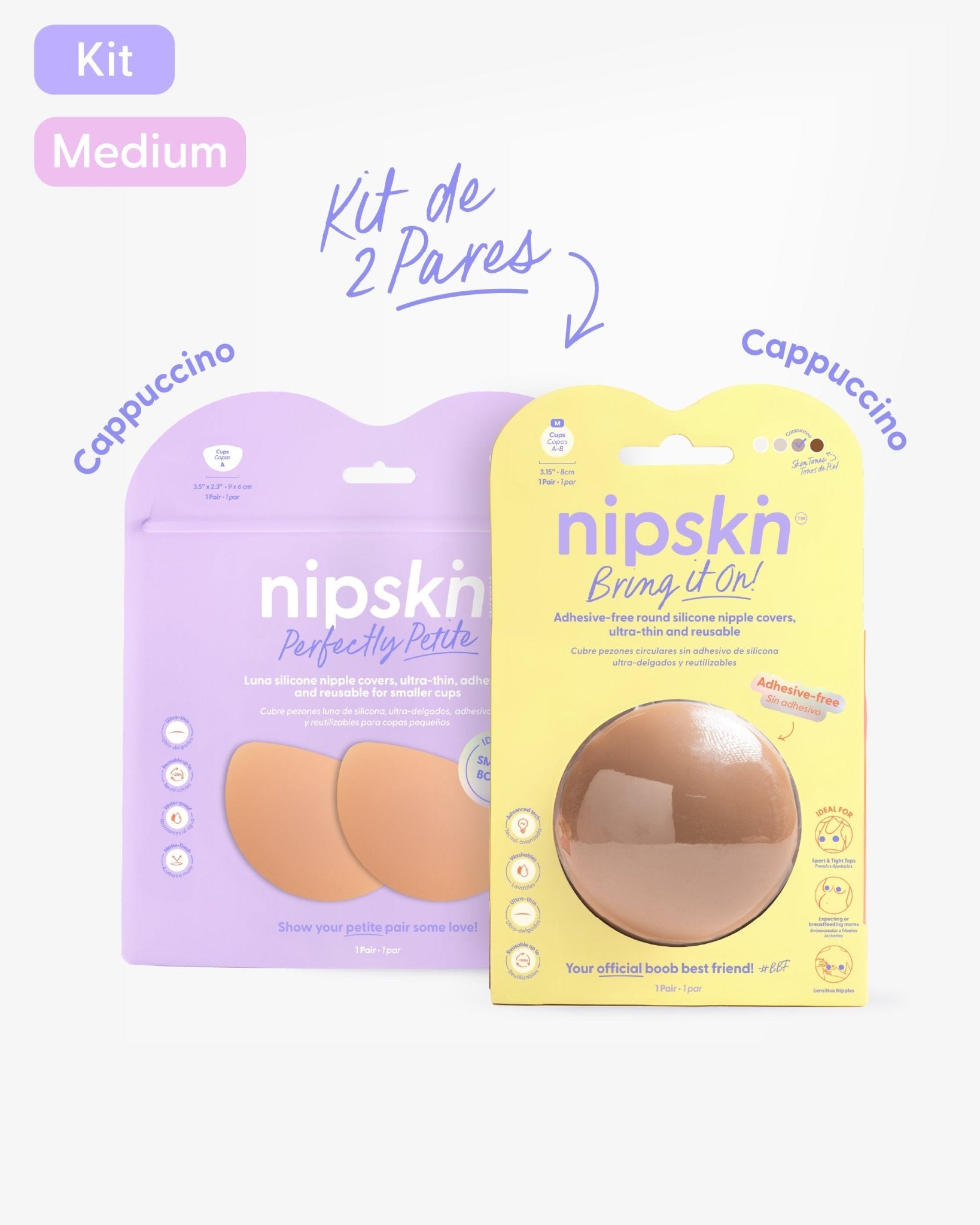 Cubrepezones de Silicona - Nipskin®