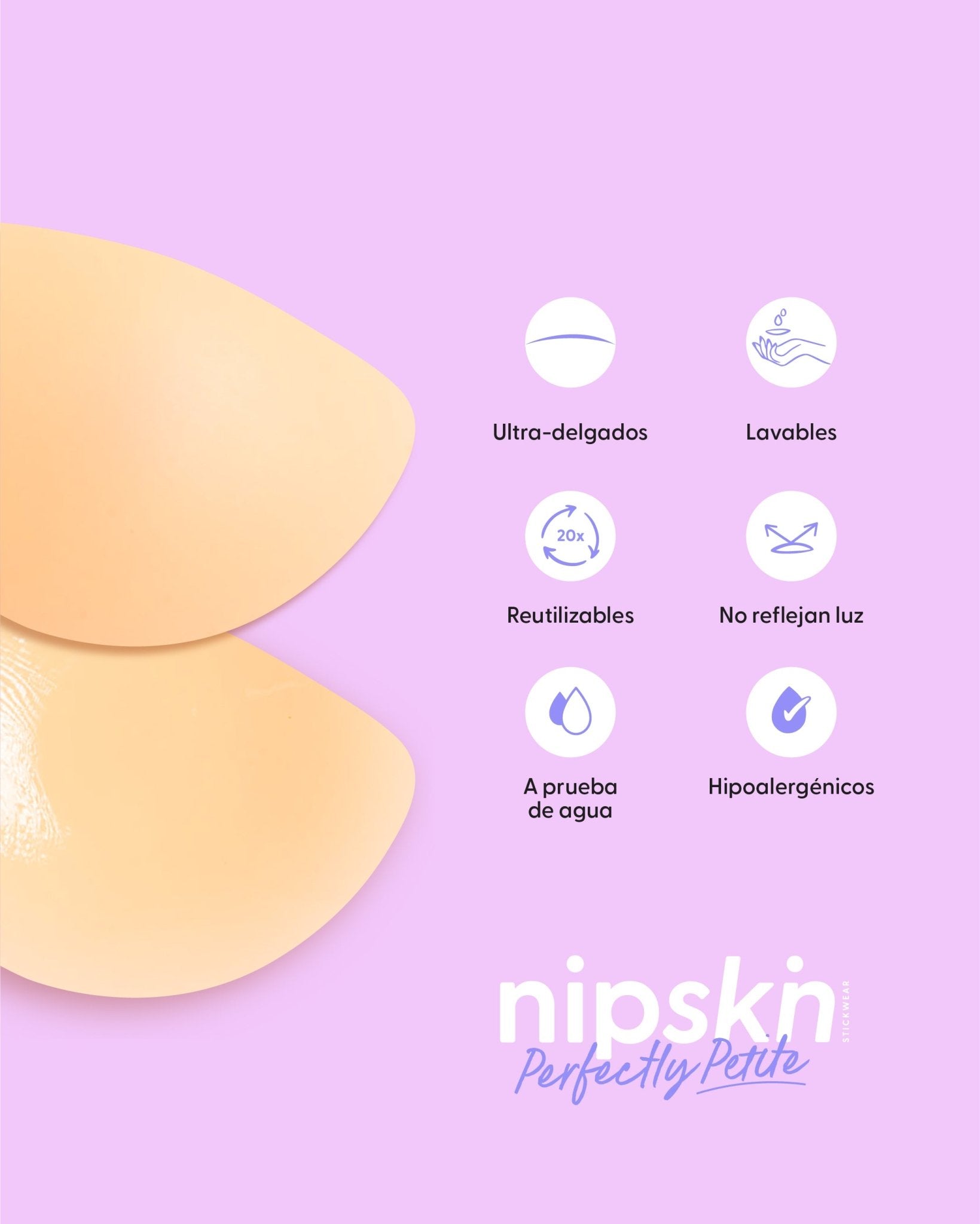 Cubrepezones de Silicona - Nipskin®