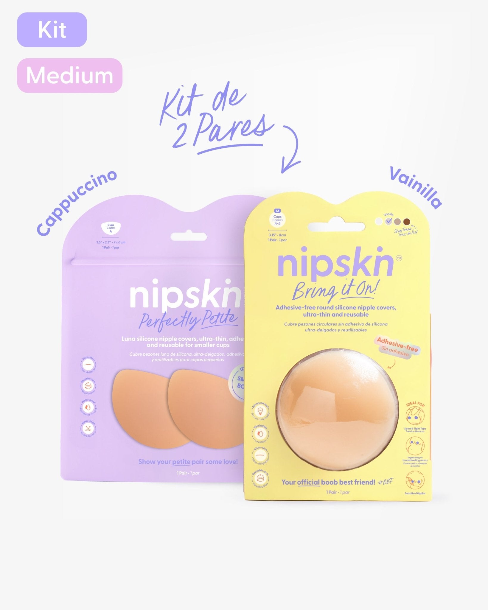 Cubrepezones de Silicona - Nipskin®