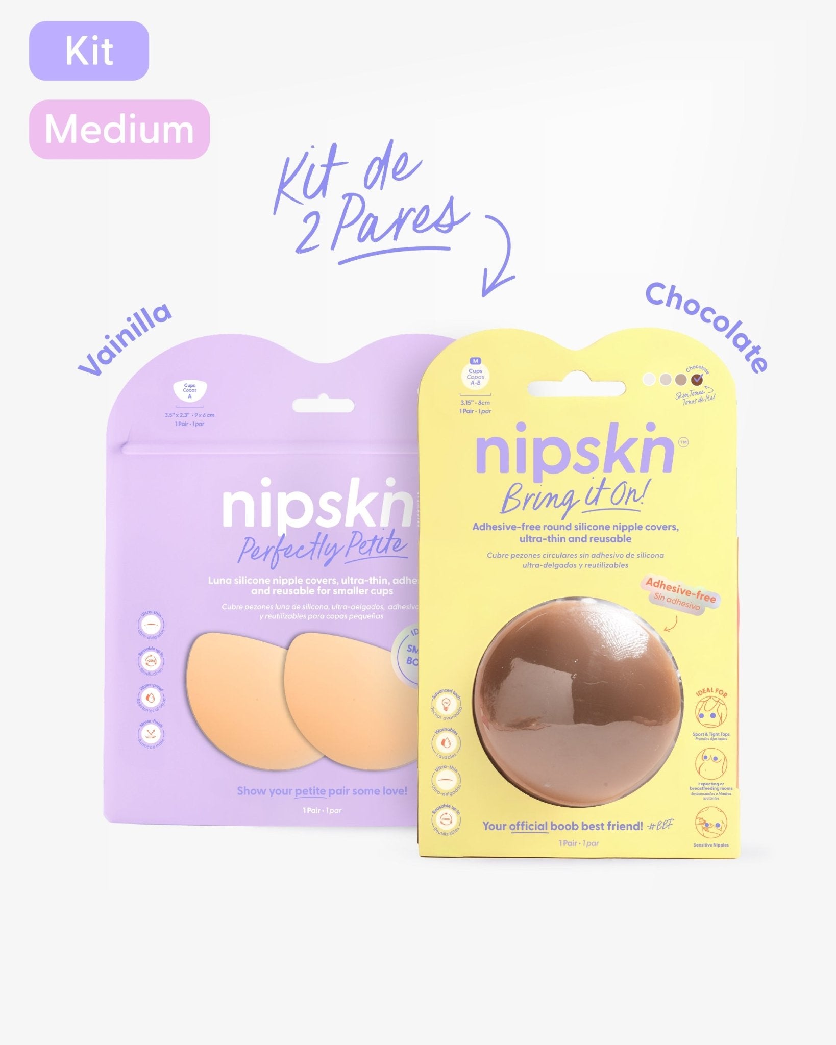 Cubrepezones de Silicona - Nipskin®