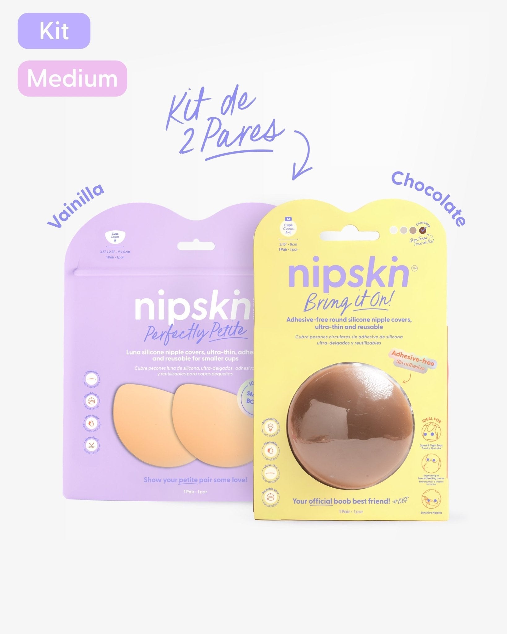 Cubrepezones de Silicona - Nipskin®