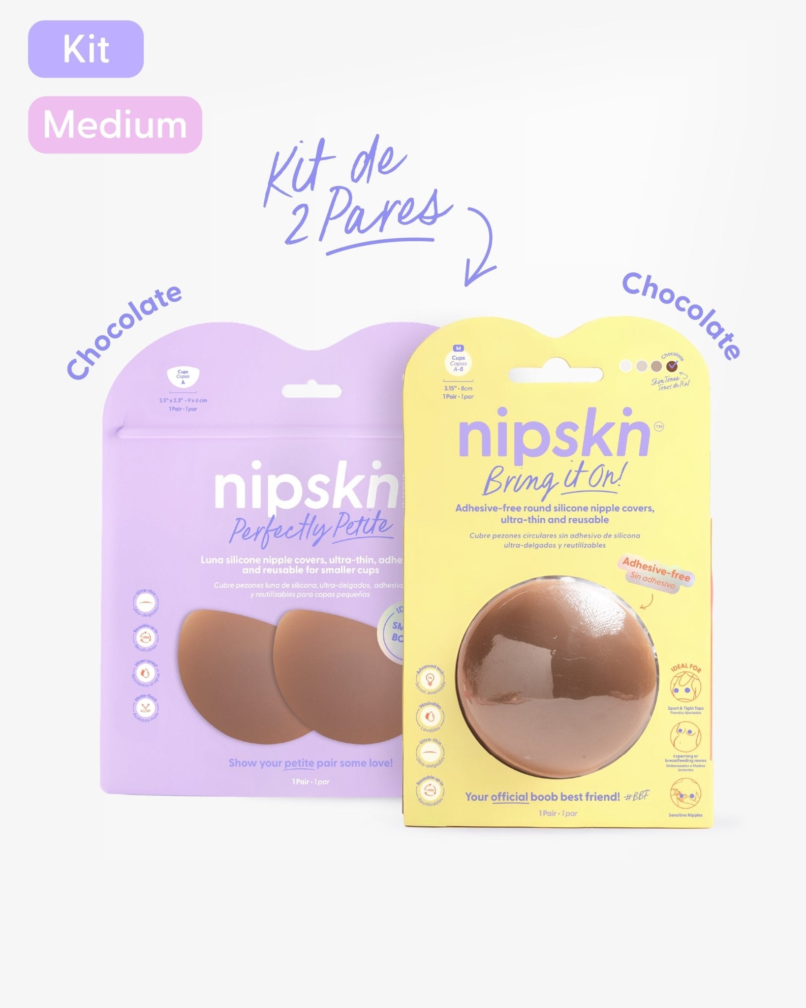 Cubrepezones de Silicona - Nipskin®